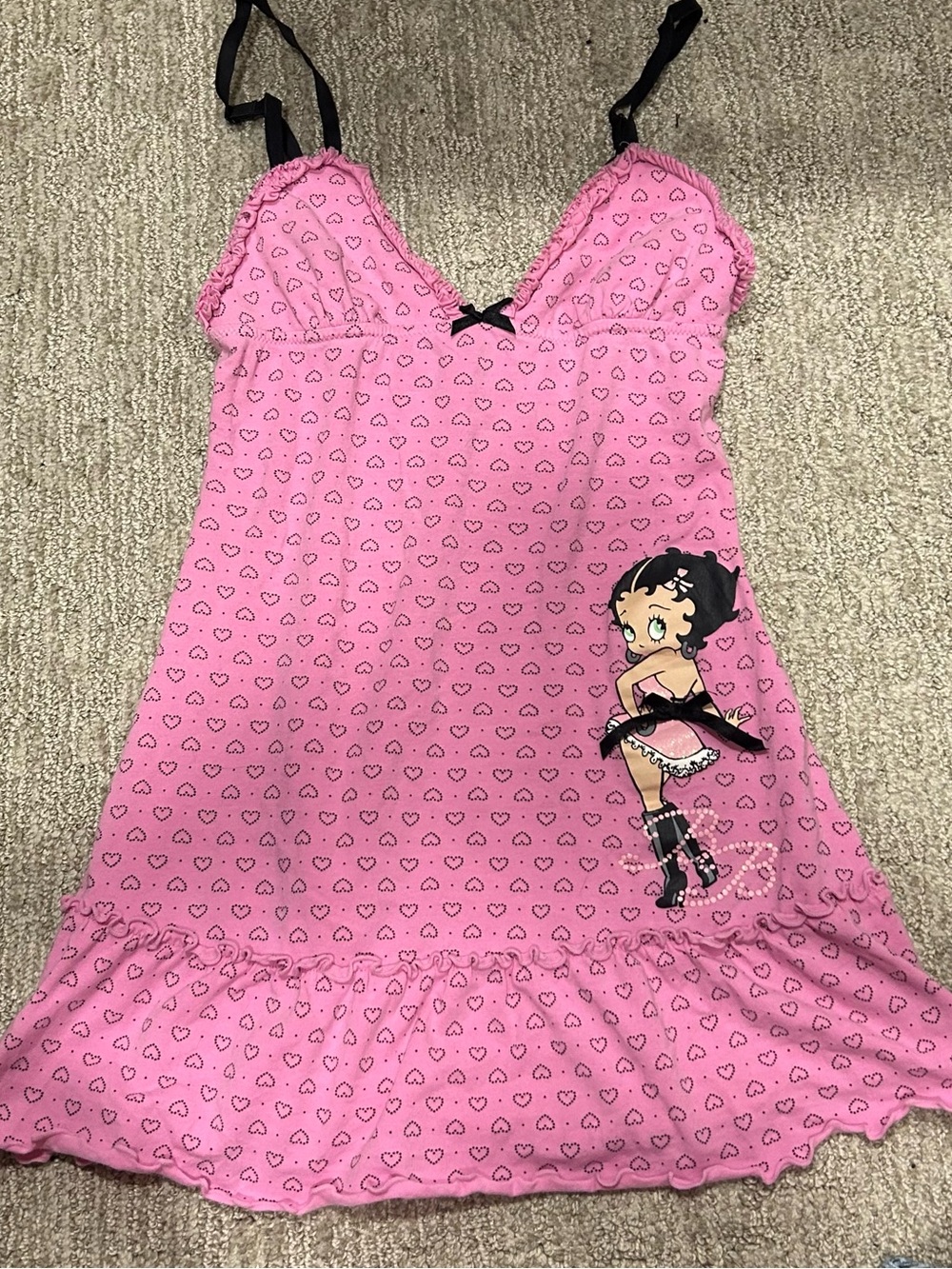 vintage betty boop mini dress/top